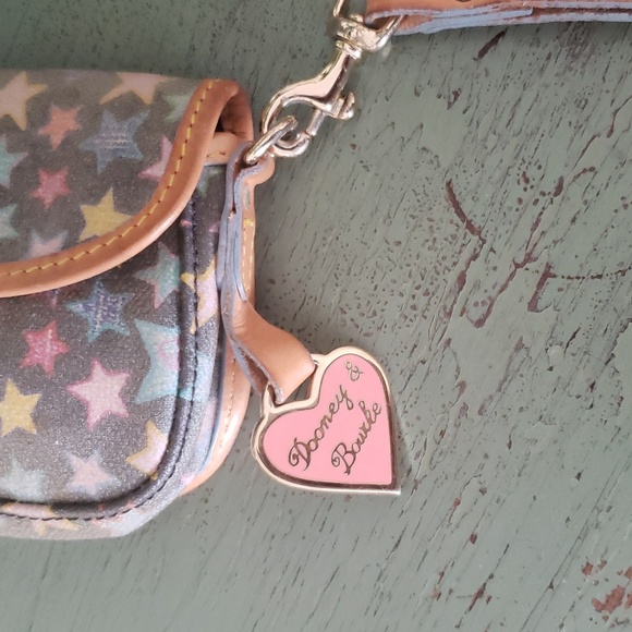 Vintage y2k Dooney Bourke Star Clutch Wristlet - Picture 6 of 11